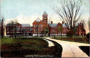 Postcard Industrial School in Lansing, Michigan