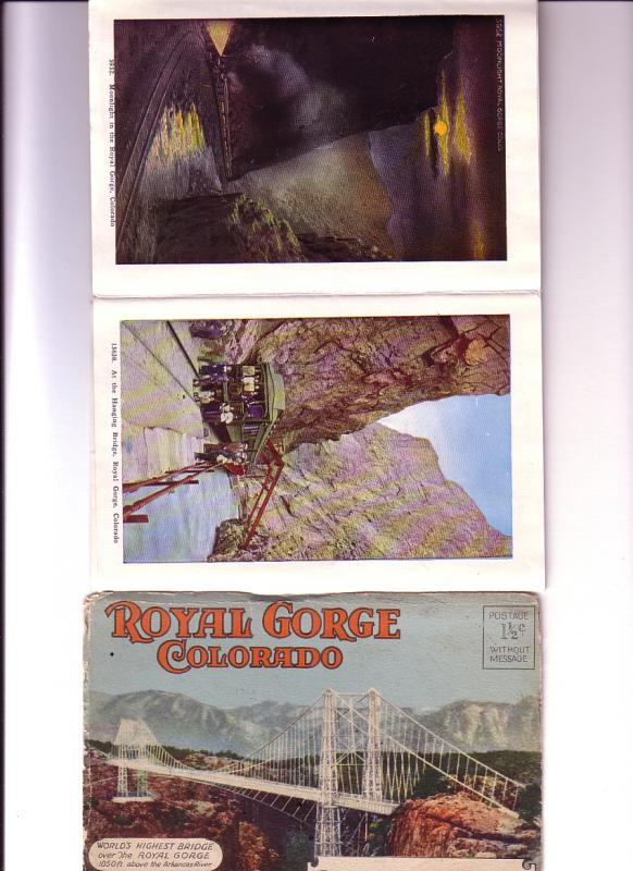 Souvenir Folder 20 Scenes Royal Gorge near Canon City, Colorado