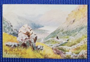 Vintage Kirkstone and Brothers Water English Lakes Tuck's Oilette Postcard