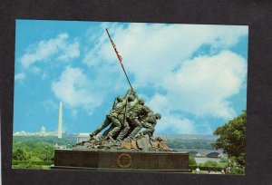 VA Iwo Jima Statue WW II Monument Marines Corps Arlington Virginia Postcard