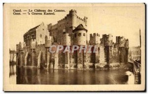 Old Postcard Ghent The Castle of the Counts