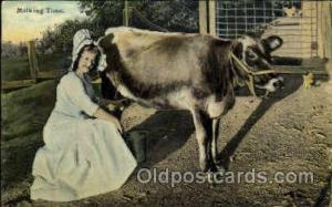 Milk Time, Farming writing on back close to perfect corners, minor writing on...