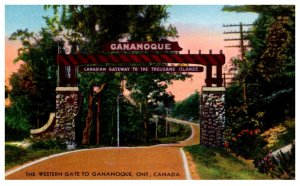 Ontario Wetern Gate to Gananoque