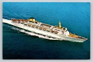 Home Lines  Cruise Ship  Oceanic    Postcard