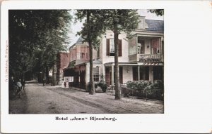 Netherlands Hotel Jans Rijsenburg Vintage Postcard 09.33