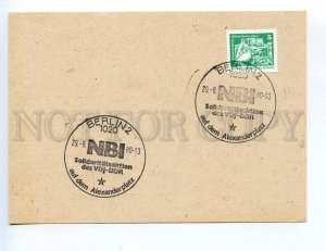 290000 EAST GERMANY GDR 1982 Berlin NBI press special cancellations postal card