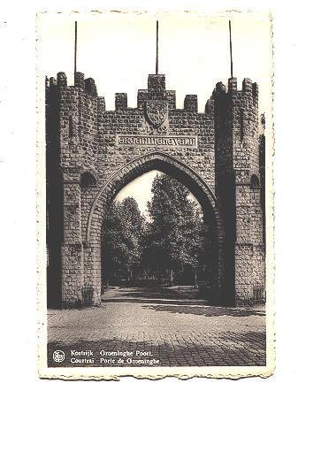 Huge Stone Arch, Omeninghe, Courtrai, Belgium,
