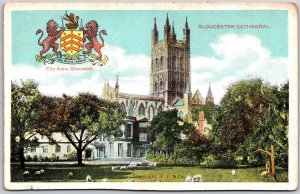 Gloucester Cathedral Former Church Of St Peter Gloucester, England Postcard