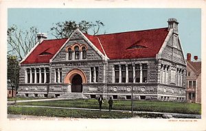 The Lithgow Library Augusta ME USA Postcard