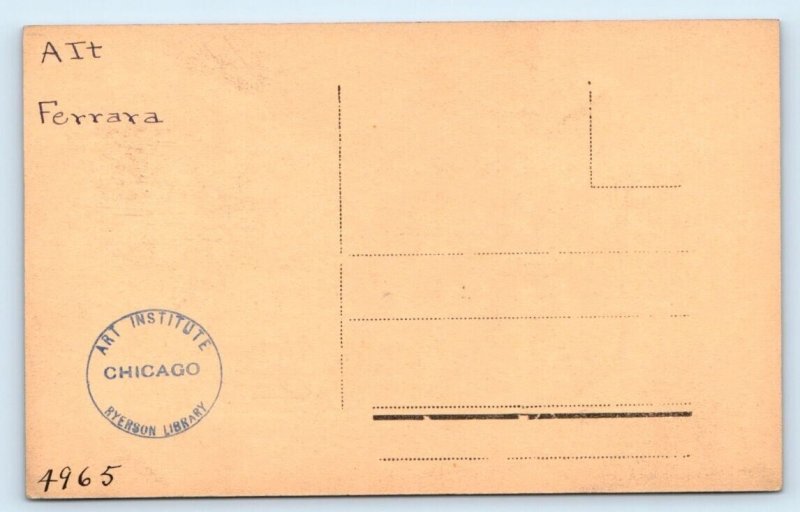 Ferrara - Cattedrale La Porta - ITALY Postcard