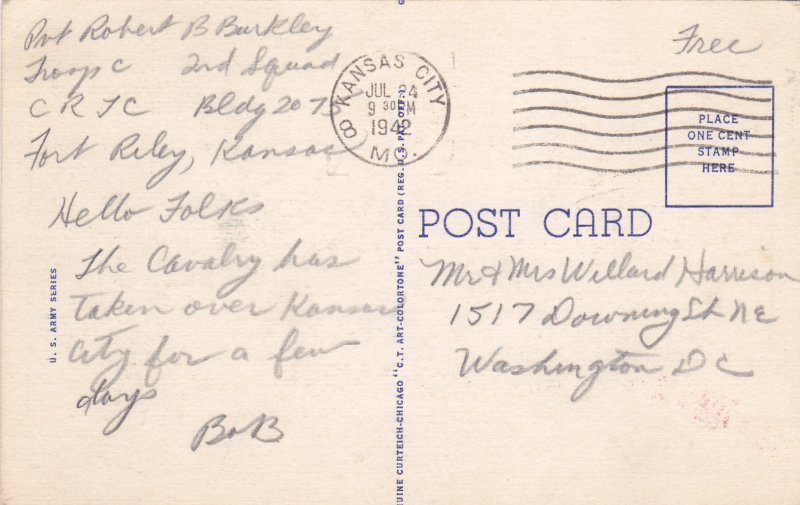 11670 Greetings from Missouri, Big Letters 1942