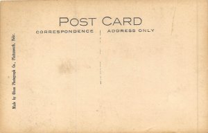 Scranton Iowa c1910 RPPC Real Photo Postcard Christian Church