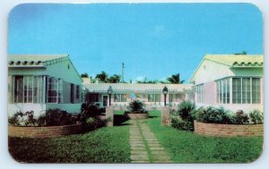 HOLLYWOOD, FL Florida ~ Roadside FILSON MOTEL c1940s Broward County Postcard