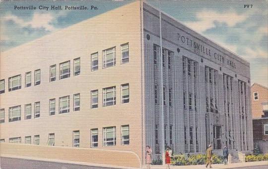 Pennsylvania Pottsville City Hall 1941