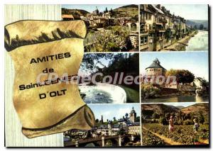 Postcard Old Amities Saint Geniez Olt