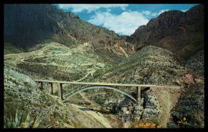 Queen Creek Canyon and Bridge,Near Superior,AZ