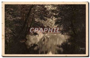 Old Postcard Gascogne The Landes cool shades of current & # 39Huchet