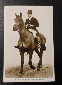 Mint England Royalty Postcard RPPC HRH His Royal Highness the Prince of Wales