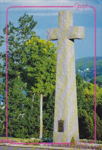 Canada Granite Cross Christ-Roi Cathedral Gaspe Quebec