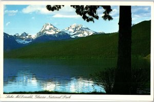 Lake McDonald Glacier National Park Montana Postcard