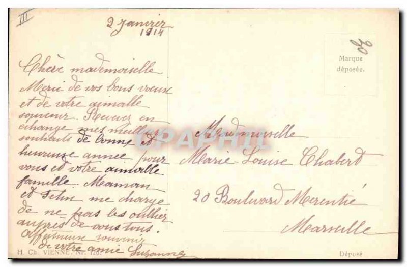 Old Postcard Fantasy Illustrator Woman