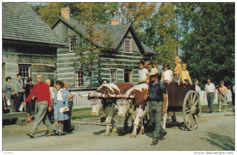 Ox Cart , Upper Canada Village , Ontario, Canada , 50-60s