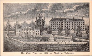 Connecticut Middleton Tercentennary Wesleyan University The Webb Place 1831