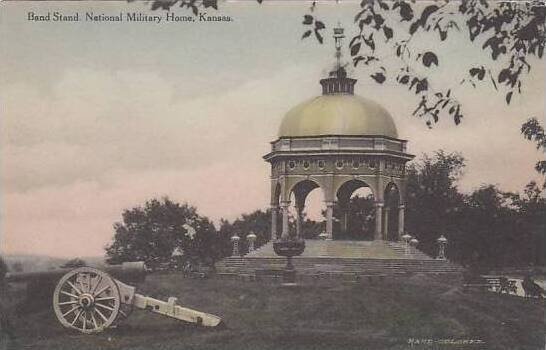 Kansas National Military Home Band Stand Albertype