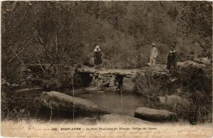 CPA PONT-AVEN - Le Pont Rustique du Plessis - Vallée de l'Aven (457785)