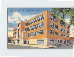 Postcard Catholic Youth Center Carbondale Pennsylvania USA