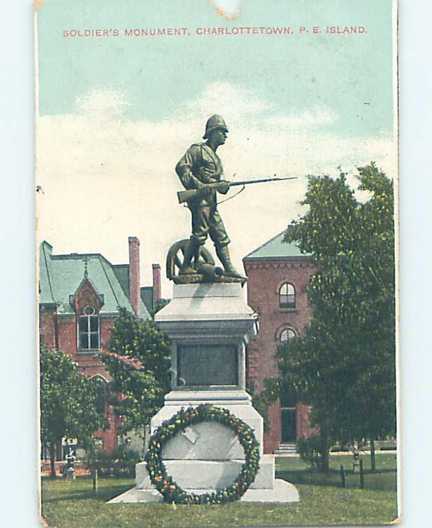 W-Border MONUMENT SCENE Charlottetown Prince Edward Island PE F2875