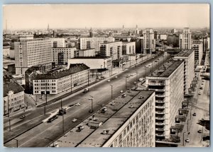 Berlin Germany Postcard Capital of the GDR Karl-Marx-Allee c1910 RPPC Photo