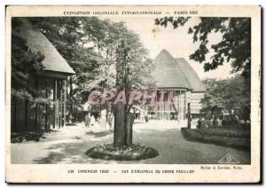 Old Postcard Cameroon Togo View Ensemble of Grand Pavilion