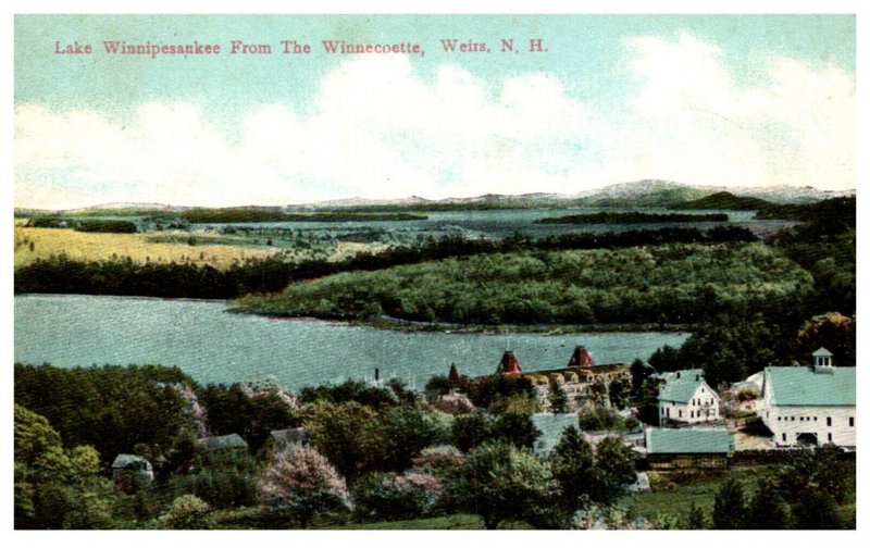 New Hampshire Lake Winnipesaukee from Winnecoette Weir