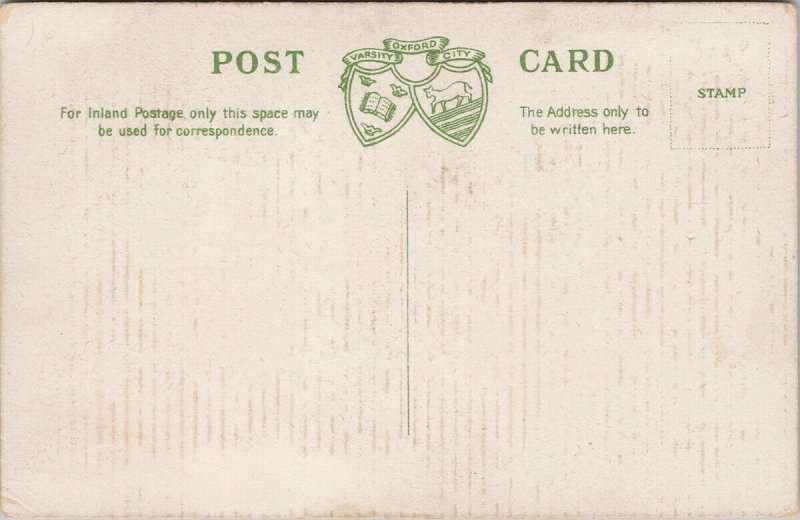Oxford University Arms Of The Colleges England Unused Postcard F50
