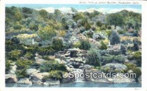 Water Falls, Honor Heights - Muskogee, Oklahoma OK Postcard