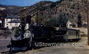 Train of Yesteryear - Idaho Springs, Colorado CO Postcard