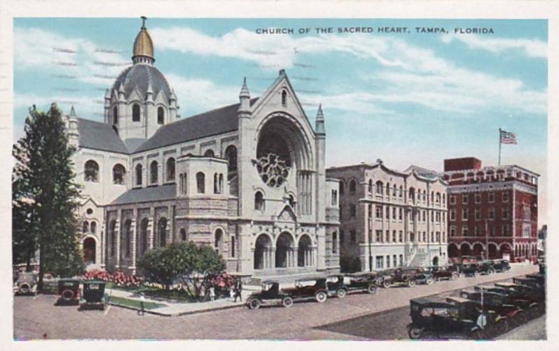 Florida Tampa Church Of The Sacred Heart 1933