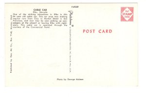 Cable Car, Elko, Nevada