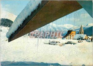 Postcard Modern Auron Alpes Maritimes