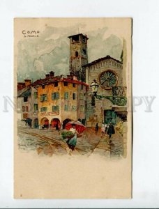 3171849 ITALY COMO by Manuel Wielandt Vintage litho postcard