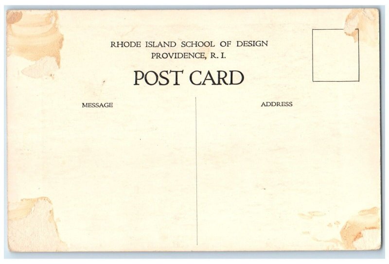 c1940 Southeast Bedroom Rhode Island Pendleton Collection Colonial RI Postcard