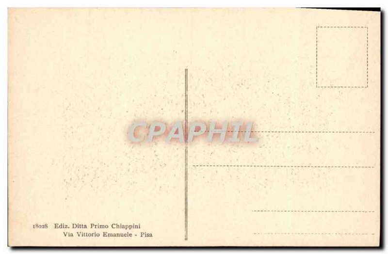 Postcard Old Pisa Piazza e Palazzo dei Cavalieri Chiesa Tramway