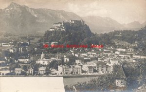 Austria, Salzburg, RPPC, City Scene, Photo