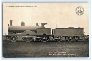 City Liverpool Locomotive London & North Western Railway Railroad Postcard (GQ8)