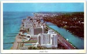 M-55248 A view of famous Hotel Row Miami Beach Florida