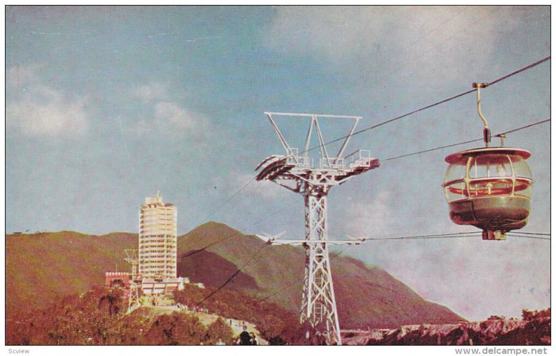 Teleferlco del Hotel Humbolt en el Pico del Avila , CARACAS , Venezuela , 50-60s