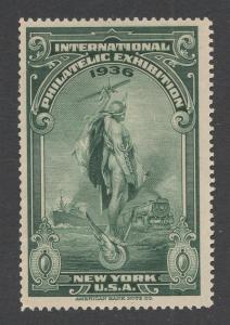 1936 International Philatelic Expo. Labels - O.G. - N.H.