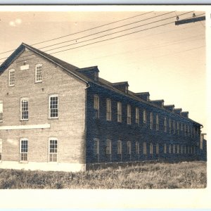 c1910s Amana Colonies, IA RPPC Weaving Department Woolen Mills Postcard A158