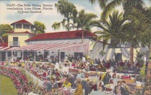 Florida Lakeland The Palm Dining Terrace Overlooking Lake Eloise